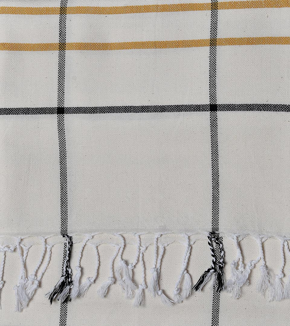Pestemal - Antique Hamam - Ecru/stripe Turkish towel