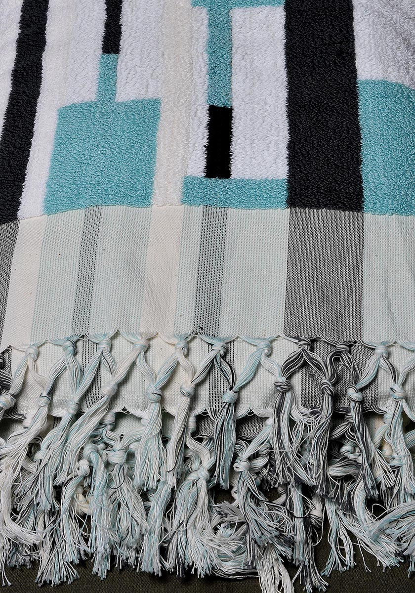 Thick looped towel - coloured