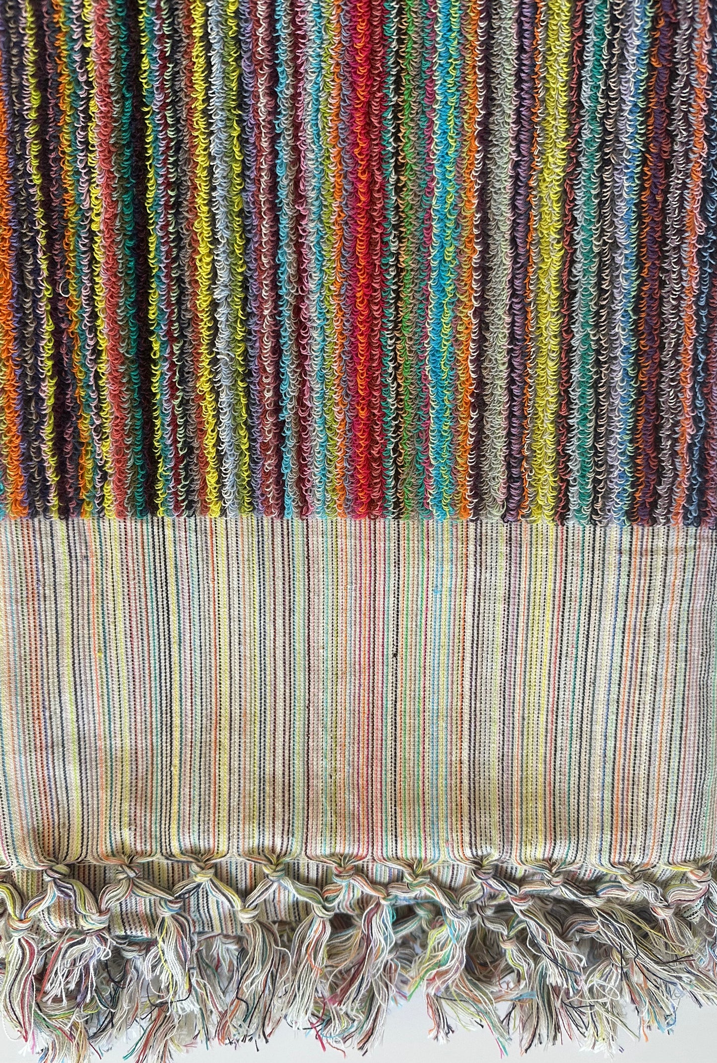 Thick looped towel - coloured