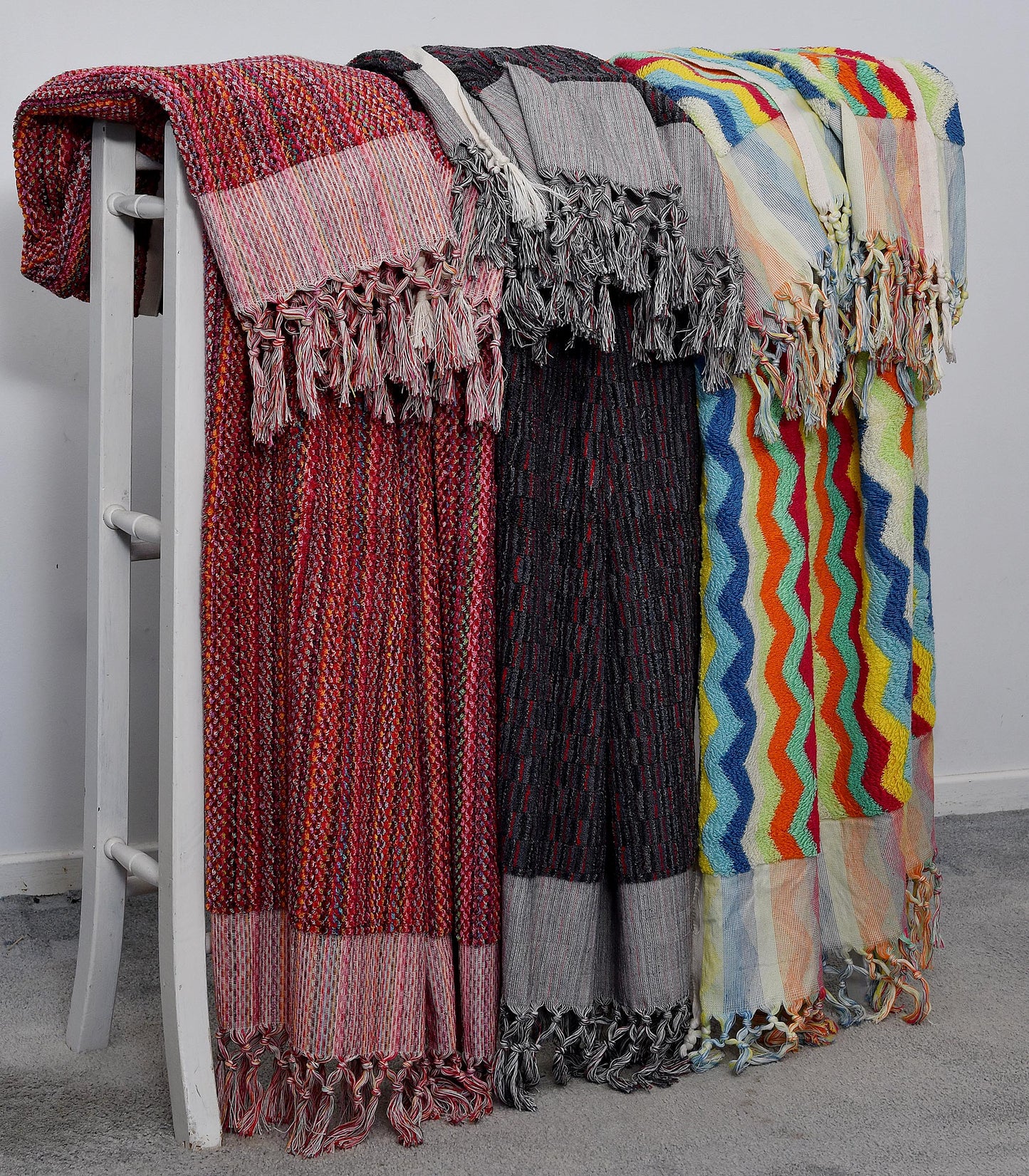 Thick looped towel - coloured